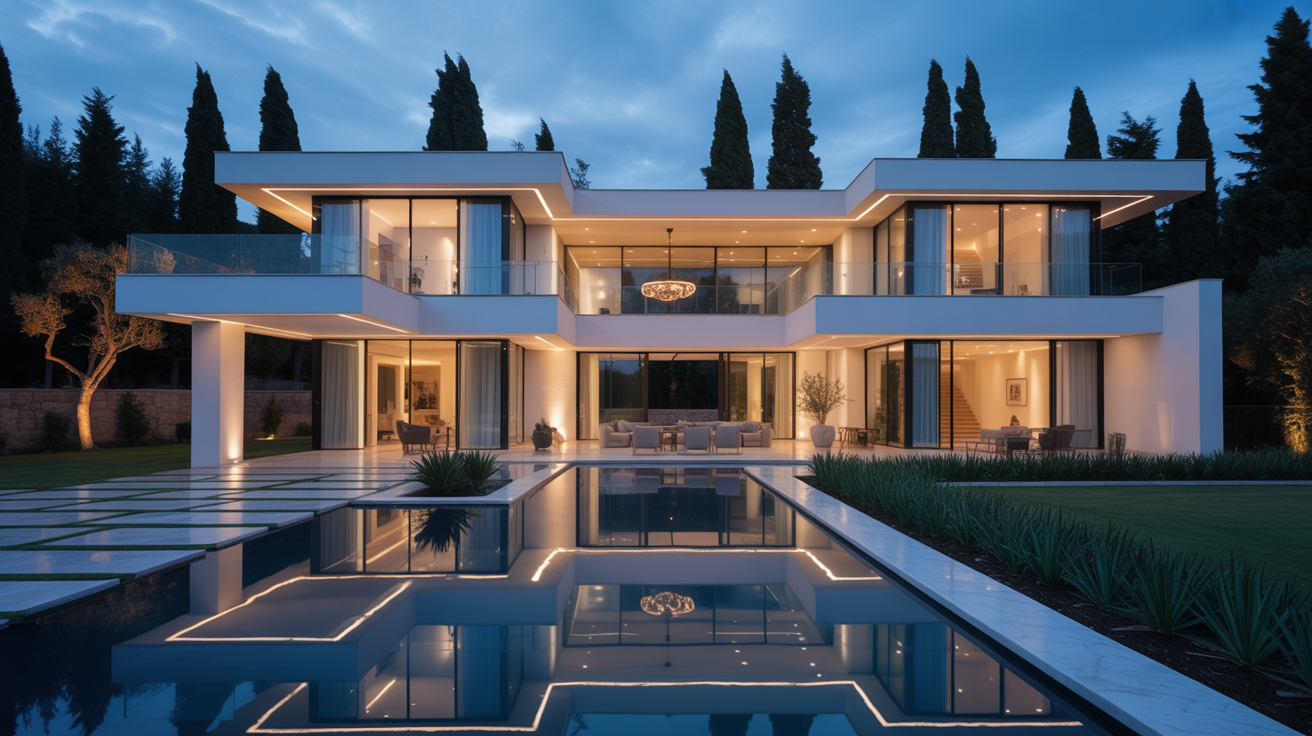 Modern Hillside Estate